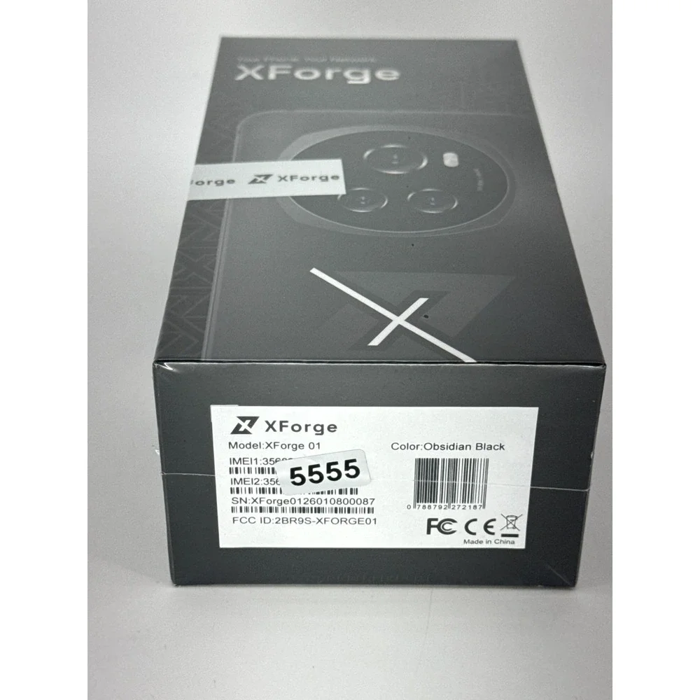 XForge 01 8GB 256GB Obsidian Black Android 64MP DePIN Crypto Mining Smartphone